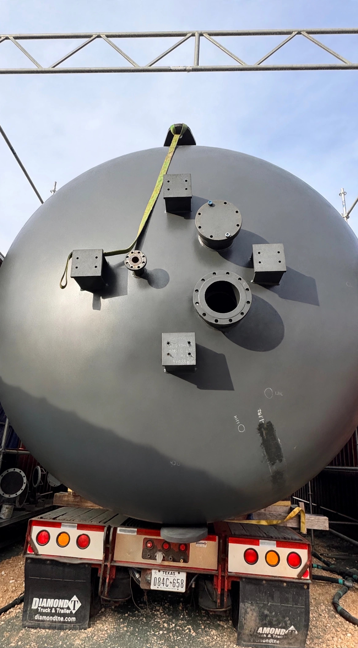 Shop blasting and professionally finished protective coating application
