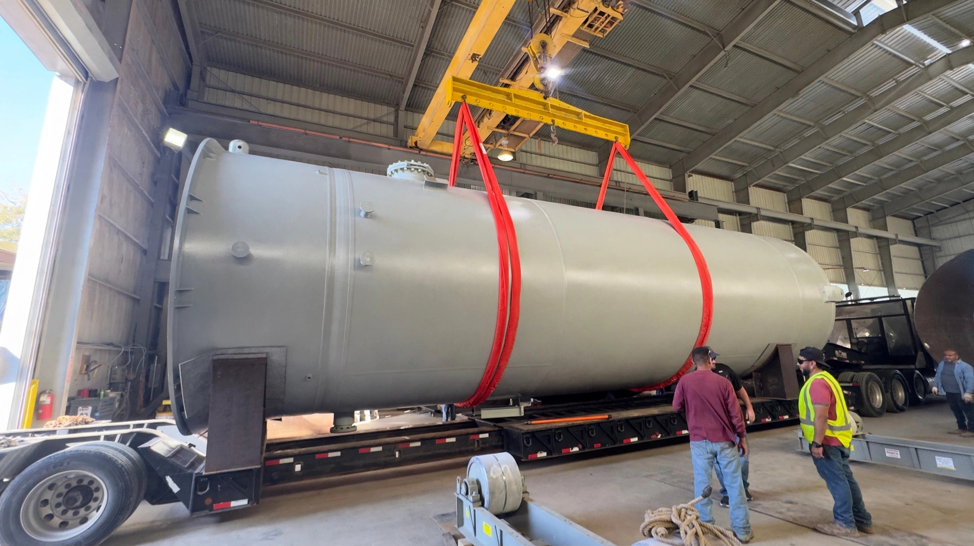 Shop blasting and professionally finished protective coating application