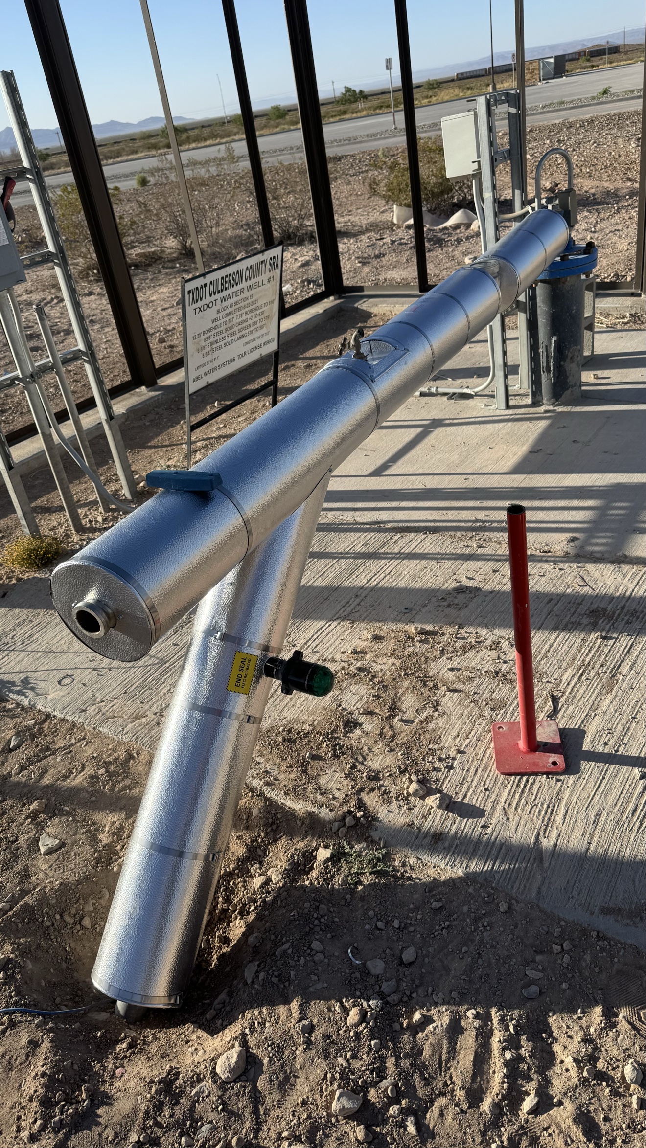 Heat-trace cable installed on industrial piping and equipment