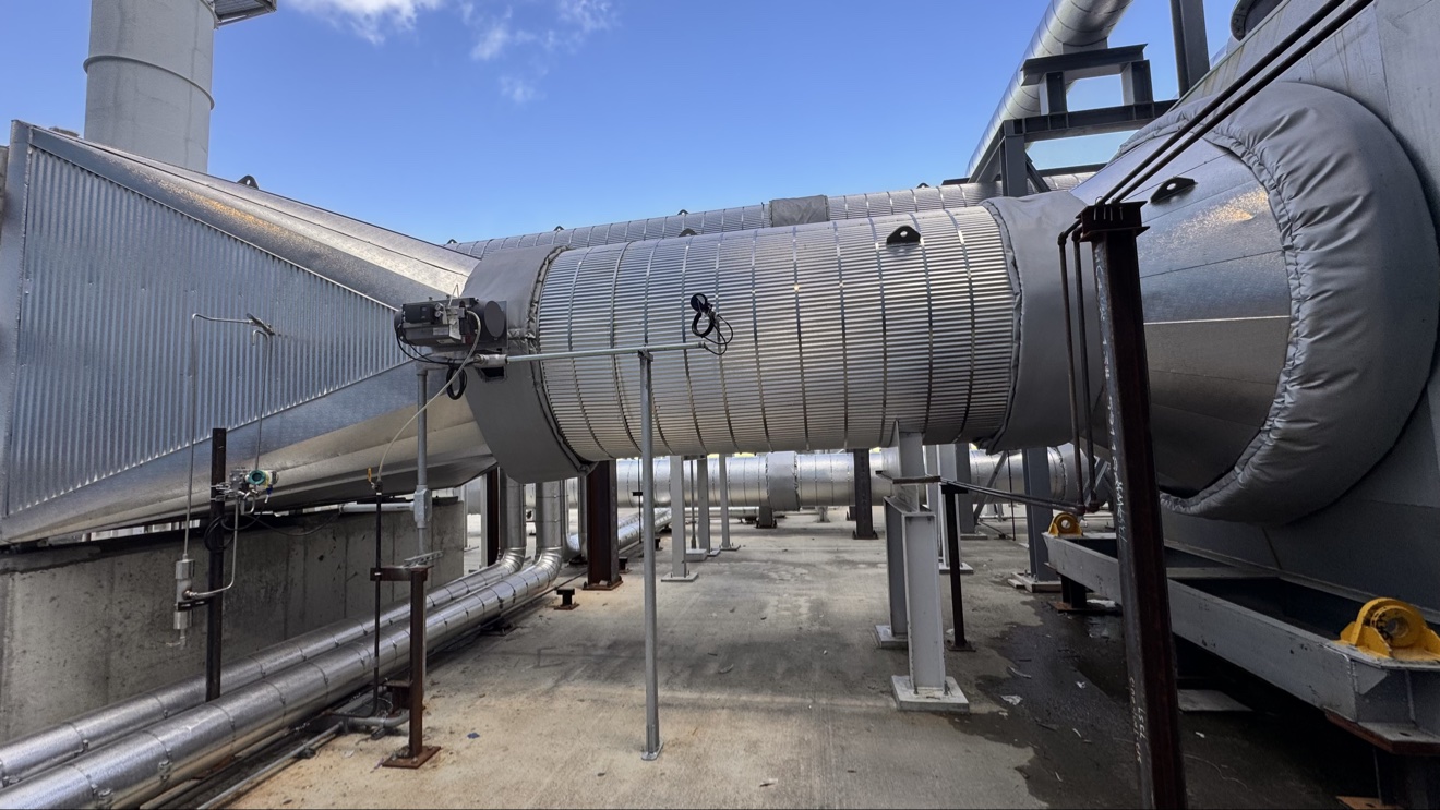 Custom removable insulation blanket fabrication and completed installation