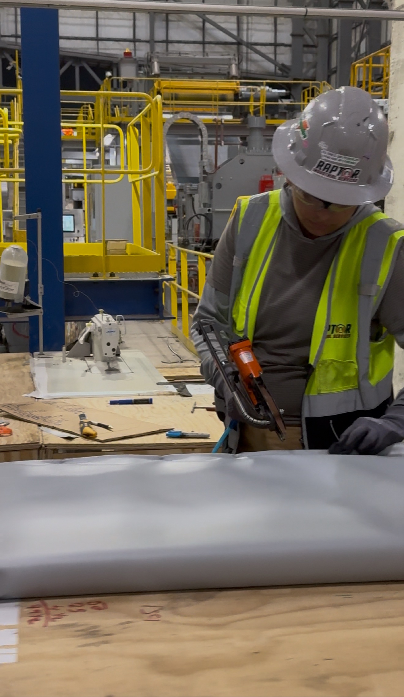 Custom removable insulation blanket fabrication and completed installation