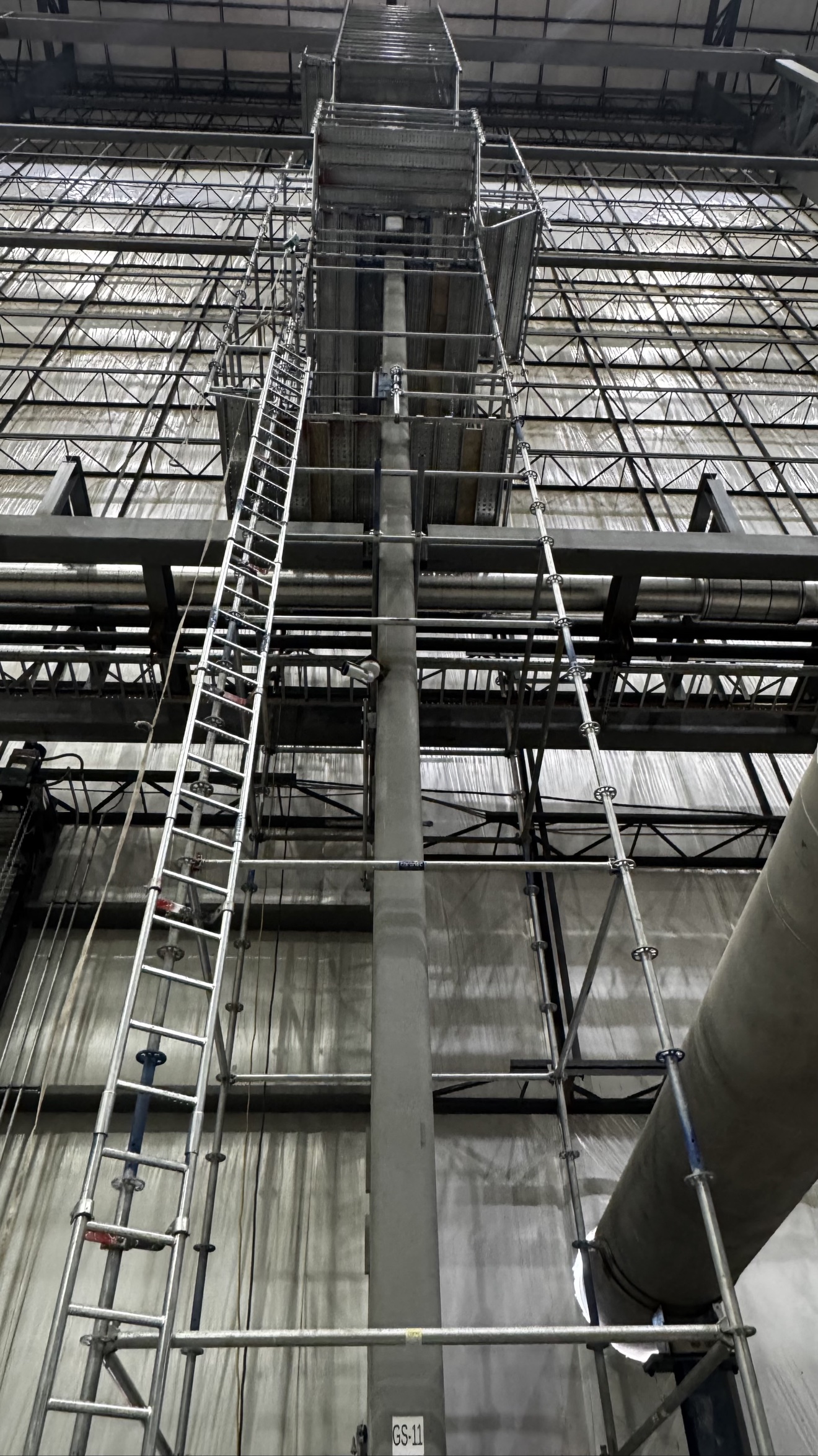 Industrial scaffolding access and Raptor field crews