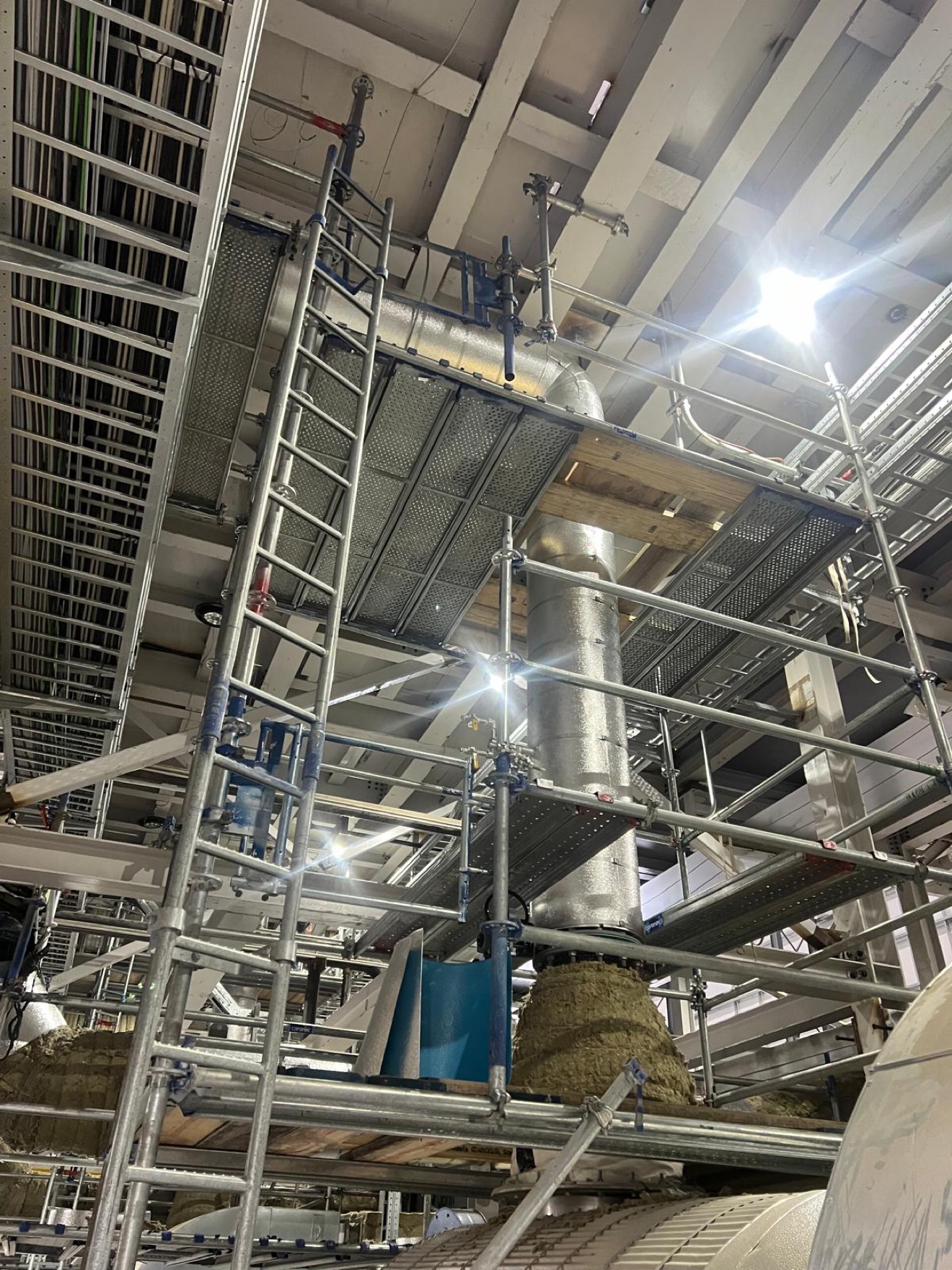 Industrial scaffolding access and Raptor field crews