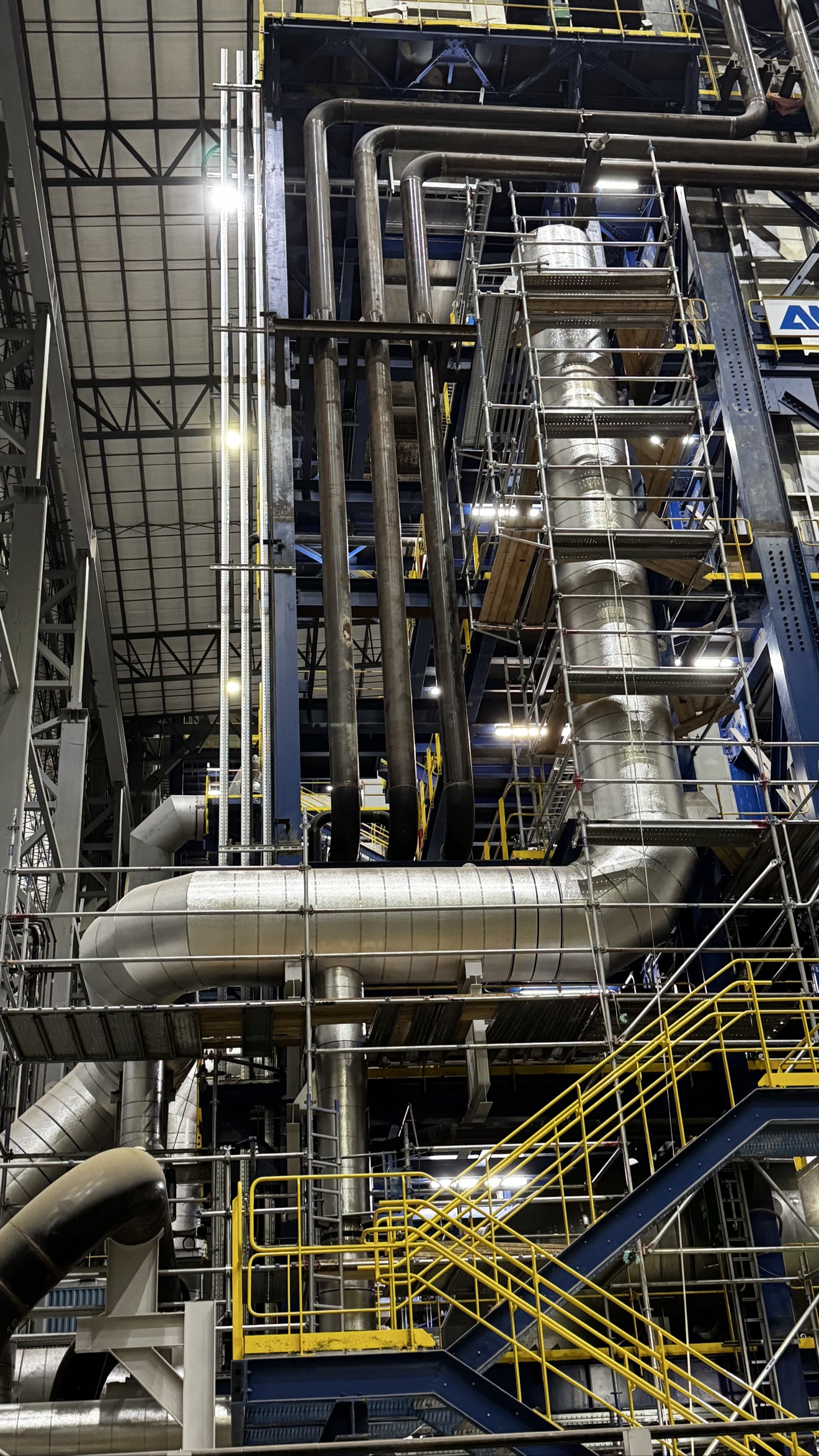 Industrial scaffolding access and Raptor field crews